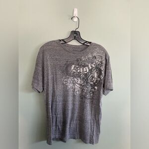 NFL Philadelphia Eagles Tribal Grey Marled Reebok Tee Sz M